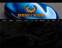 Tablet Screenshot of houseofkolor.com.au